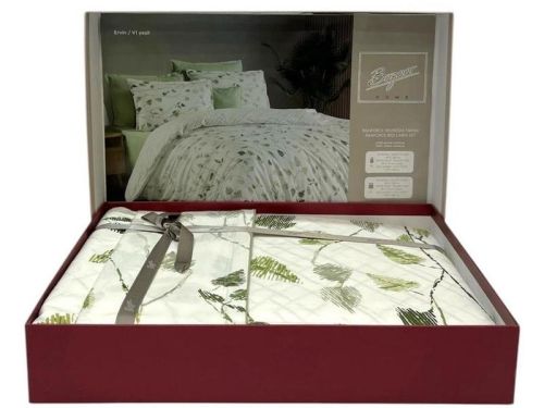 фото КПБ Sarev Bazaar ERVIN v1/Yesil Евро  артикул N409 ERVIN V1/YESIL фото 2