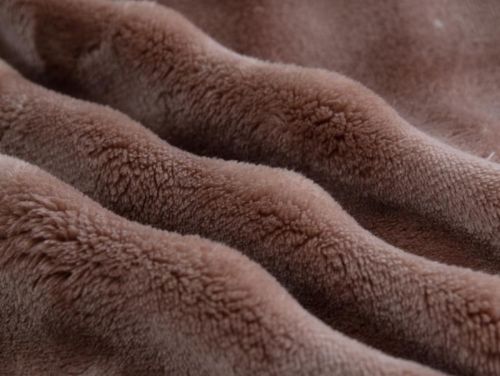 плед karven solid bubble v2/dark brown 200*220 из ткани Велсофт в категории  рисунок  фото 4