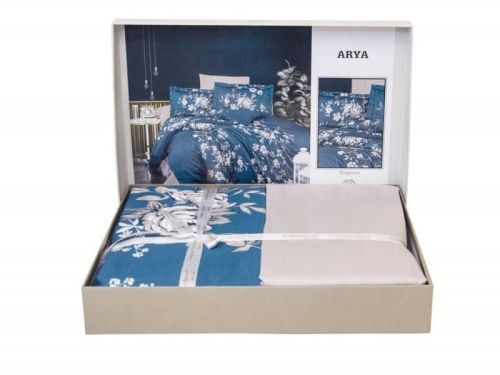 фото КПБ Karven Arya Turquoise 1,5 спальное Цветы артикул N020 ARYA TURQUOISE фото 2