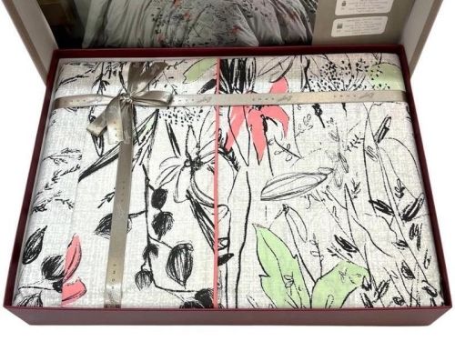 фото КПБ Sarev ANIKA v2/Gri pembe 1,5 спальное  артикул N408 ANIKA V2/GRI PEMBE фото 3