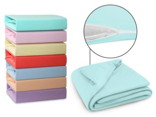 пододеяльник cleo трикотажный на молнии 172*205 172/10 (ментол) из ткани Трикотаж в категории  рисунок 