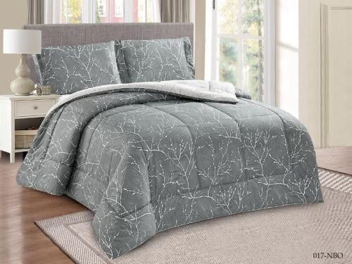 фото Набор с одеялом CLEO Notte Bianca 32/017-NBO Евро Цветы артикул 32/017-NBO