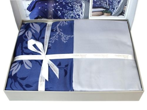 фото КПБ Karven Living Navy Blue 1,5 спальное  артикул N020 LIVING NAVY BLUE фото 4