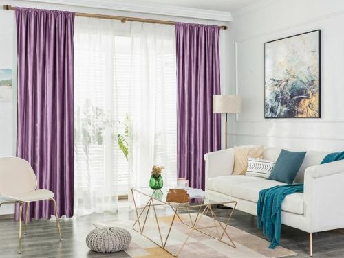 набор штор tango velluto 200x270 - 2 шт. (v200270-11) из ткани Велюр в категории  рисунок 