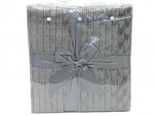 плед karven jacqaurd v2/grey 150*200 из ткани Велсофт в категории  рисунок  фото 5