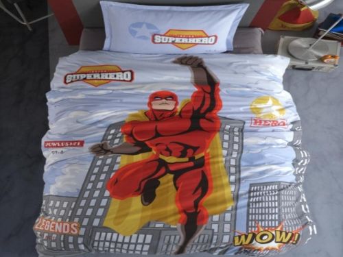 покрывало karven superhero v1 180*240 из ткани Хлопок в категории С наволочками рисунок 