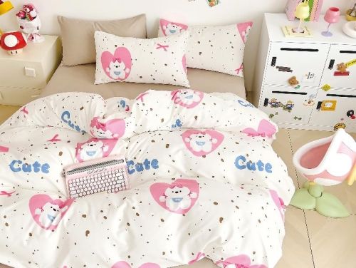 кпб tango novella ts01-x293-50 1,5 спальное из ткани Сатин в категории  рисунок Для девочек Для мальчиков