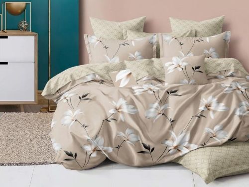 фото КПБ Dream Fly Tango 1,5 спальное DF01-525 Цветы артикул DF01-525 код1110