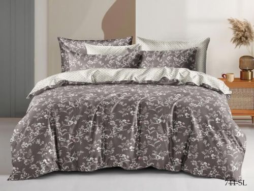 фото КПБ Cleo Satin Lux CL20/744-SL Двуспальное Цветы артикул CL20/744-SL