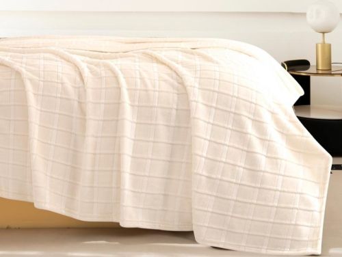 плед karven cutting v6/cream 150*200 из ткани Велсофт в категории  рисунок  фото 2