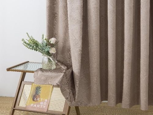 набор штор tango botanica 250x270 - 2 шт. (b250270-01) из ткани Велюр в категории  рисунок  фото 2