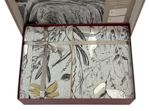 фото КПБ Sarev ANIKA v1/Gri sari 1,5 спальное  артикул N408 ANIKA V1/GRI SARI фото 3