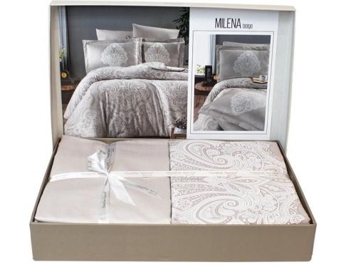 фото КПБ Karven Milena beige 1,5 спальное  артикул N020 MILENA BEIGE фото 2