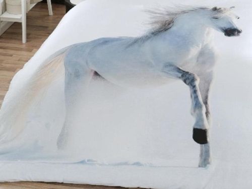   Virginia Secret 3D Digital White Horse 1331-28    1331-28  2