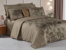 фото кпб sarev lili marlen v1/mocha семейное из ткани Мако-сатин Цветы