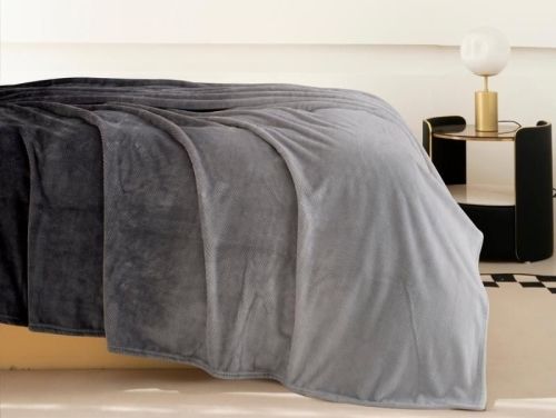 плед karven print jacqaurd v3/grey 200*220 из ткани Велсофт в категории  рисунок  фото 2