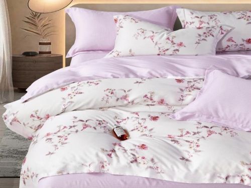 фото КПБ Primavelle Bamboo (простыня на резинке) 55 Aurelia Семейное Цветы артикул 1451605270-bm55