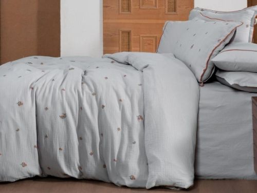 фото КПБ Sarev Mood Comfort PLANA v2/Gri Евро Цветы артикул N357 PLANA v2/Gri фото 2