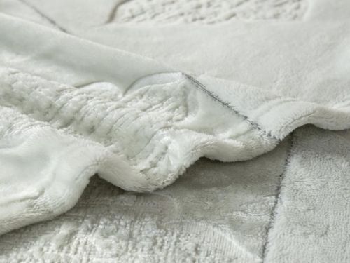 плед karven solid emboss v5/green 150*200 из ткани Велсофт в категории  рисунок  фото 3