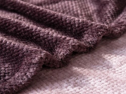 плед karven print jacqaurd v1/coffee 200*220 из ткани Велсофт в категории  рисунок  фото 4