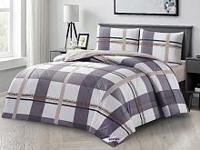 фото набор с одеялом tango primavera w500-81 семейный из ткани Сатин Клетка/Квадрат