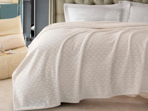 плед karven jacqaurd v4/cream 200*220 из ткани Велсофт в категории  рисунок 