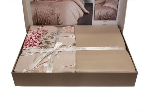 фото КПБ Karven Wisteria Powder 1,5 спальное Цветы артикул N020 WISTERIA POWDER фото 3