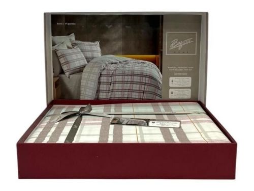 фото КПБ Sarev BONO v1/Pembe 1,5 спальное Клетка/Квадрат артикул N408 BONO V1/PEMBE фото 2