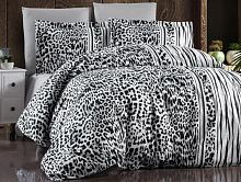 фото кпб karven leopard black семейное из ткани Сатин 