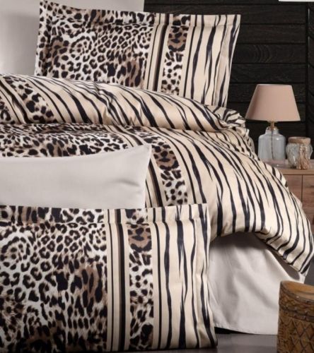 фото КПБ Karven Leopard Brown Евро 4 наволочки  артикул N021 LEOPARD BROWN фото 2