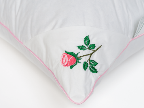 фото подушка 68*68 средняя natures женская из ткани Тик, наполнитель Гусиный пух и перо, размер 70*70, артикул ПЖ-П-5-2 фото 7