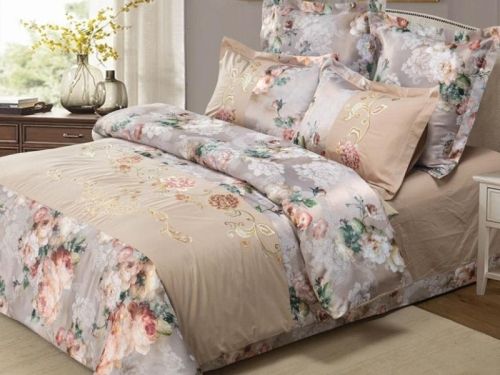 фото D-216 КПБ 2,0 сп Сайлид Цветы артикул D-216-2