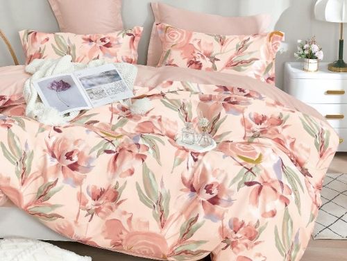 фото КПБ Primavelle (простыня на резинке) Flavia 340 Семейное Цветы артикул 145160774-кэ 340