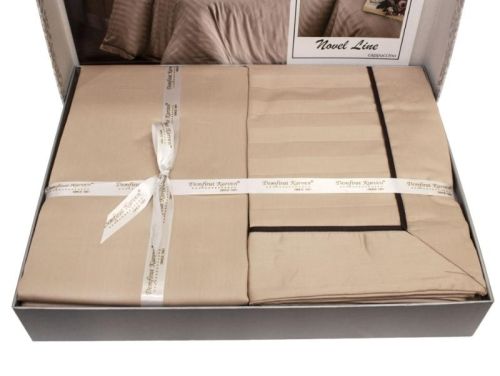 фото КПБ Karven Novel Line Cappuccin Евро 4 наволочки  артикул N044 Novel Line Cappuccin фото 3