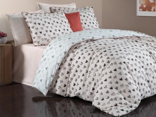 фото КПБ Sarev Bazaar VALENTI v1/Bej Евро Любовь артикул N409 VALENTI V1/BEJ