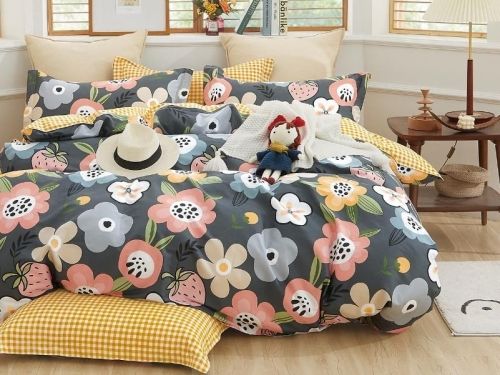 фото КПБ Tango tpig3-1740 Евро 2 наволочки 50*70 Цветы артикул TPIG3-1740 КОД1171