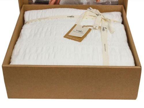 фото КПБ Sarev Mood Comfort жатый хлопок LEON v1/Beyaz Евро  артикул N354 LEON v1/Beyaz фото 5