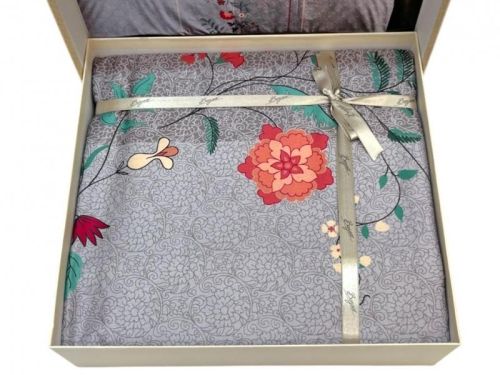 фото КПБ Sarev Bazaar LEONA v1/Gri Евро Цветы артикул N417 LEONA V1/GRI фото 3