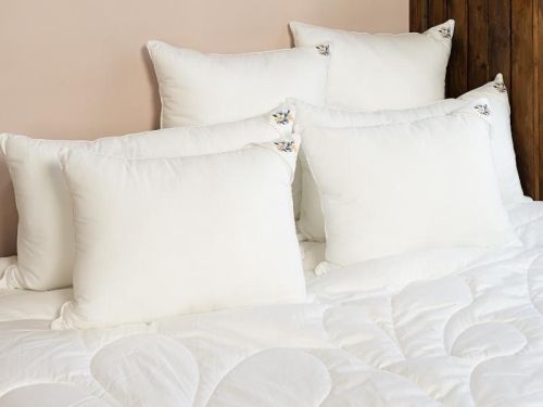 фото подушка natures ромашка антистресс 50*90 из ткани Сатин, наполнитель Бамбуковое волокно, размер 50*90, артикул РА-П-19-2 фото 4