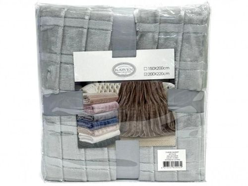 плед karven cutting v3/grey 200*220 из ткани Велсофт в категории  рисунок  фото 5