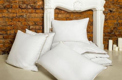 фото подушка 50*68 упругая  natures ружичка из ткани Тик, наполнитель Гусиный пух и перо, размер 50*70, артикул Р7-П-3-3 фото 6