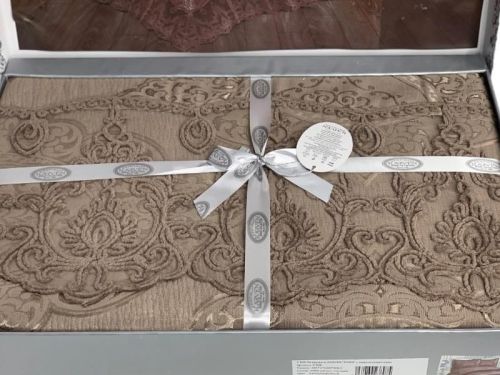 покрывало karven paris kahve 260*270 из ткани Жаккард в категории С наволочками рисунок  фото 3