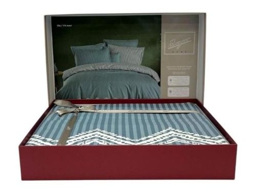 фото КПБ Sarev Bazaar OLE v4/Mavi Евро Полоса артикул N409 OLE v4/Mavi фото 2