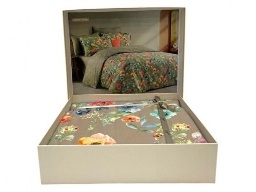 фото КПБ Sarev Bazaar ADELINA v1/Bej Евро Цветы артикул N417 ADELINA V1/BEJ фото 2