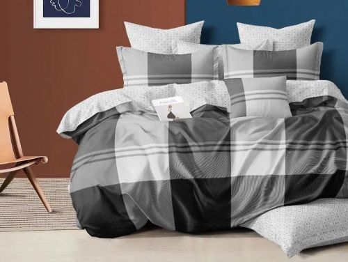 фото КПБ Dream Fly Tango DF02-512-50 Двуспальное Клетка/Квадрат артикул DF02-512-50 код1179