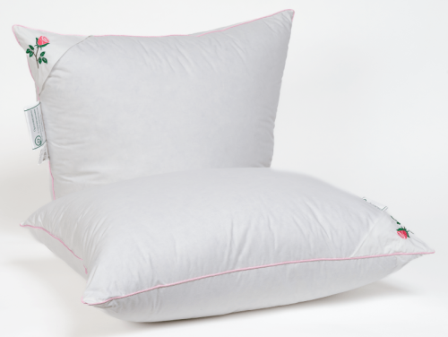 фото подушка 68*68 средняя natures женская из ткани Тик, наполнитель Гусиный пух и перо, размер 70*70, артикул ПЖ-П-5-2 фото 2