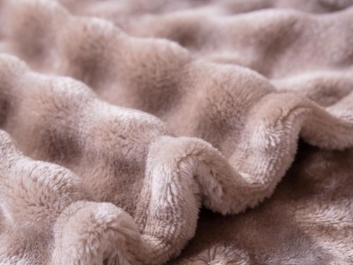 плед karven solid bubble v8/coffee 150*200 из ткани Велсофт в категории  рисунок  фото 3