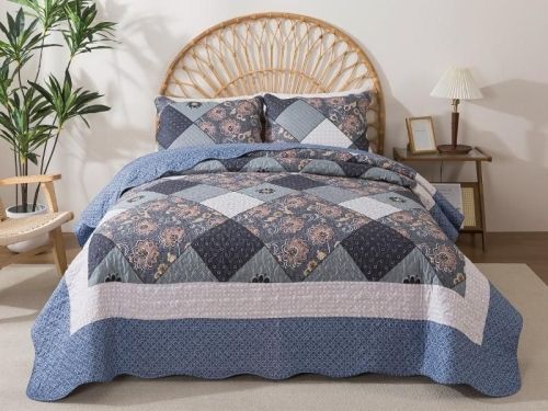 покрывало tango patchwork pw444-107 230*250 из ткани Полиэстер в категории С наволочками рисунок 