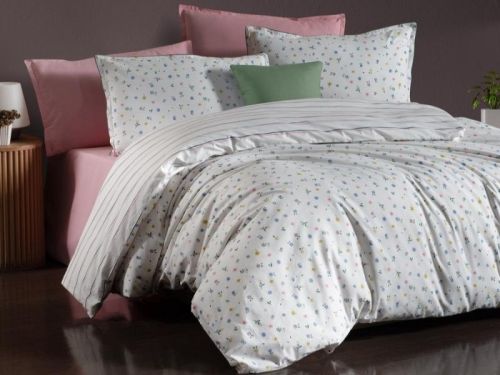 фото КПБ Sarev Bazaar LINDO v1/Multi Евро Цветы артикул N409 LINDO V1/MULTI