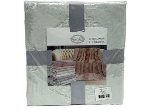 плед karven solid emboss v5/green 150*200 из ткани Велсофт в категории  рисунок  фото 5